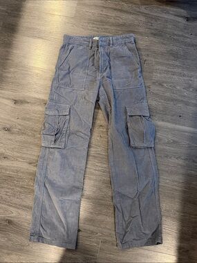 Pull&Bear Corduroy Cargo Pants